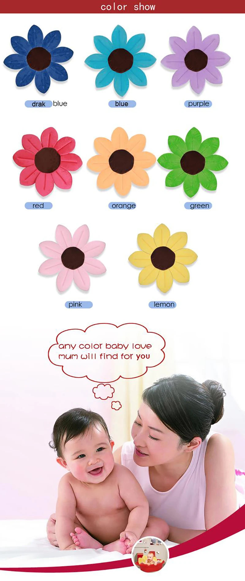 Baby Bath Blooming Flower Newborn Bathtub Foldable Lotus Shape Cushion Skin Bath Pad Portable Bath Tub Soft Seat