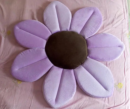 Baby Bath Blooming Flower Newborn Bathtub Foldable Lotus Shape Cushion Skin Bath Pad Portable Bath Tub Soft Seat