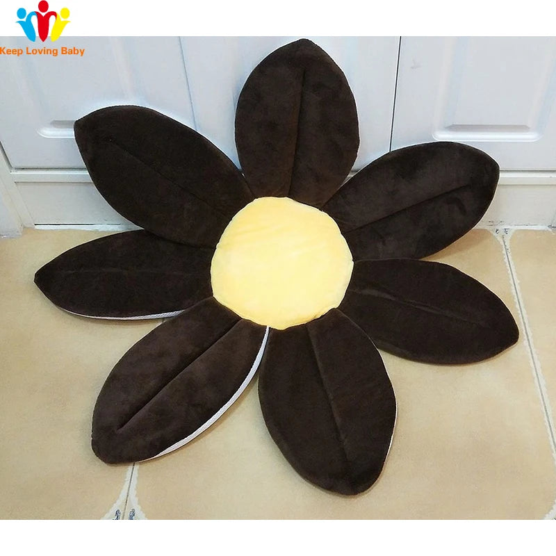 Baby Bath Blooming Flower Newborn Bathtub Foldable Lotus Shape Cushion Skin Bath Pad Portable Bath Tub Soft Seat