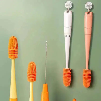 Four-in-One Food-Grade Silicone Cup Brush for Cleaning