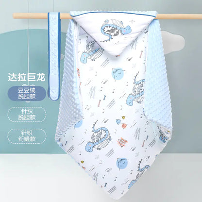 Baby Swaddle Blanket with Cotton for Newborns (Autumn/Winter)